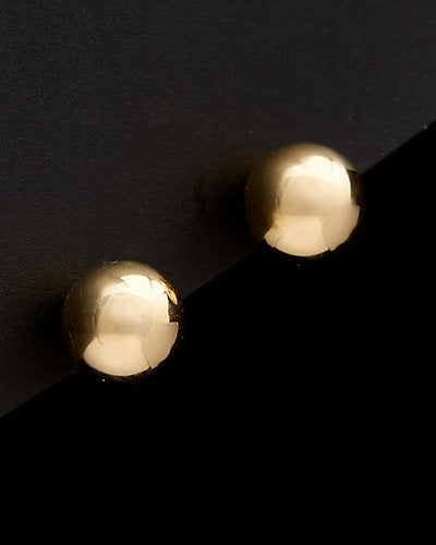 14K Italian Gold Ball Earrings