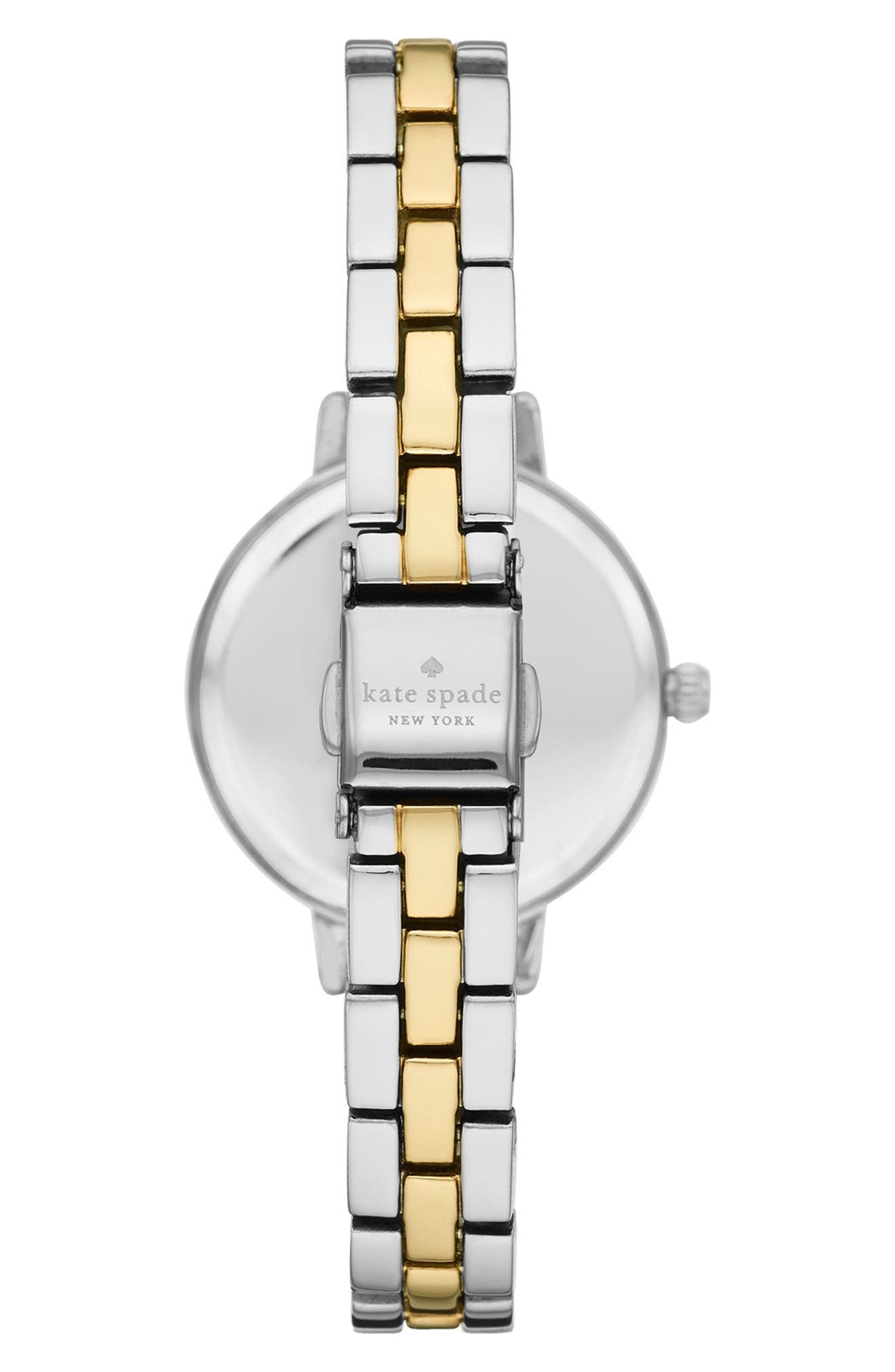 KATE SPADE NEW YORK women's 3-hand two-tone bracelet watch, 30mm, Alternate, color, NO COLOR