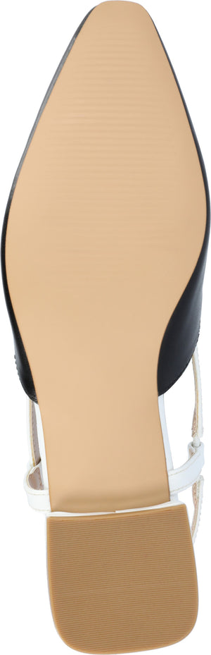 JOURNEE COLLECTION Paislee Slingback Pump, Alternate, color, BLACK