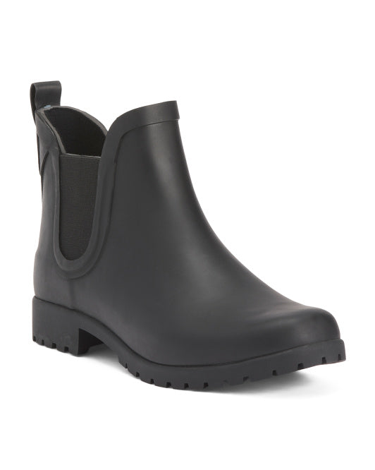 Slip On Stretch Rain Boots