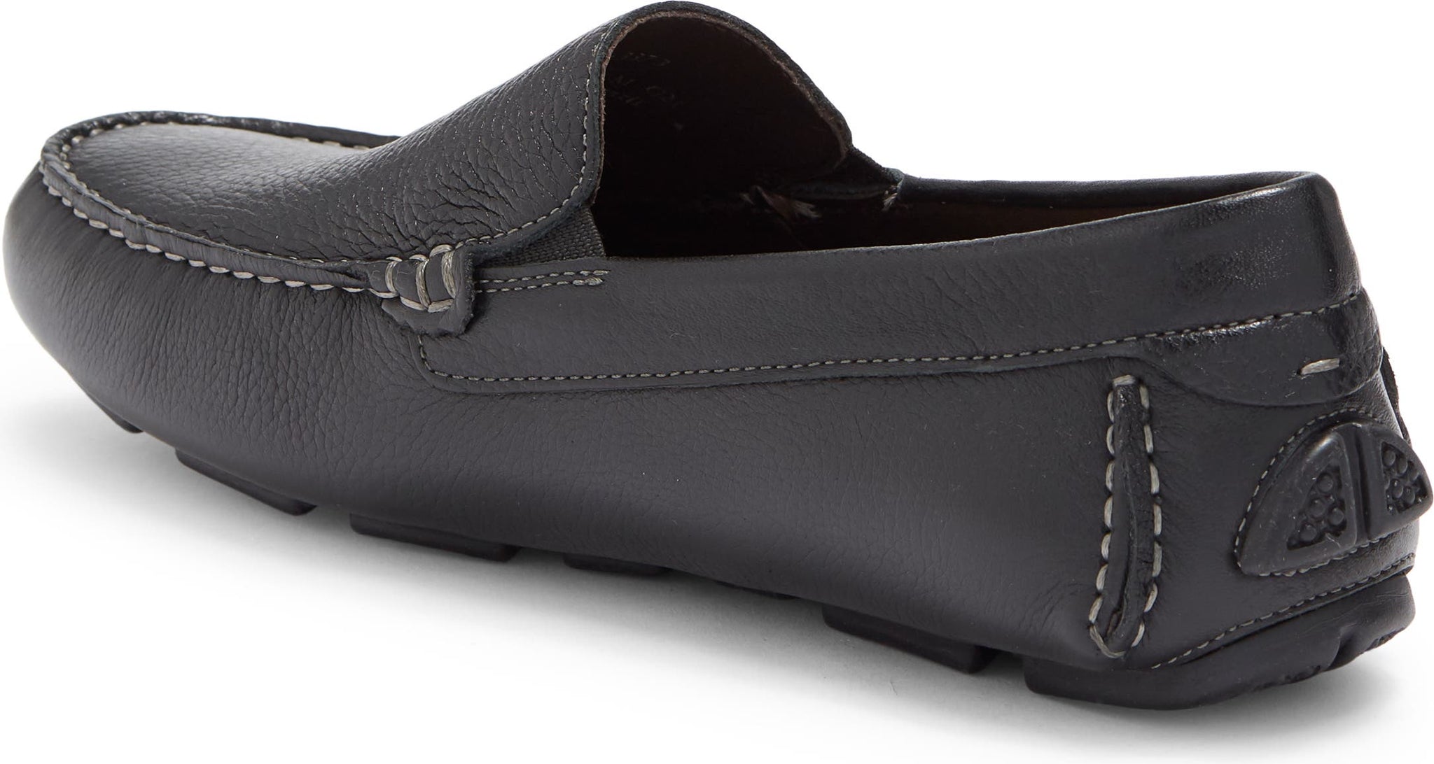 JOHNSTON & MURPHY Danley Ven Slip-On Moccasin, Alternate, color, BLACK