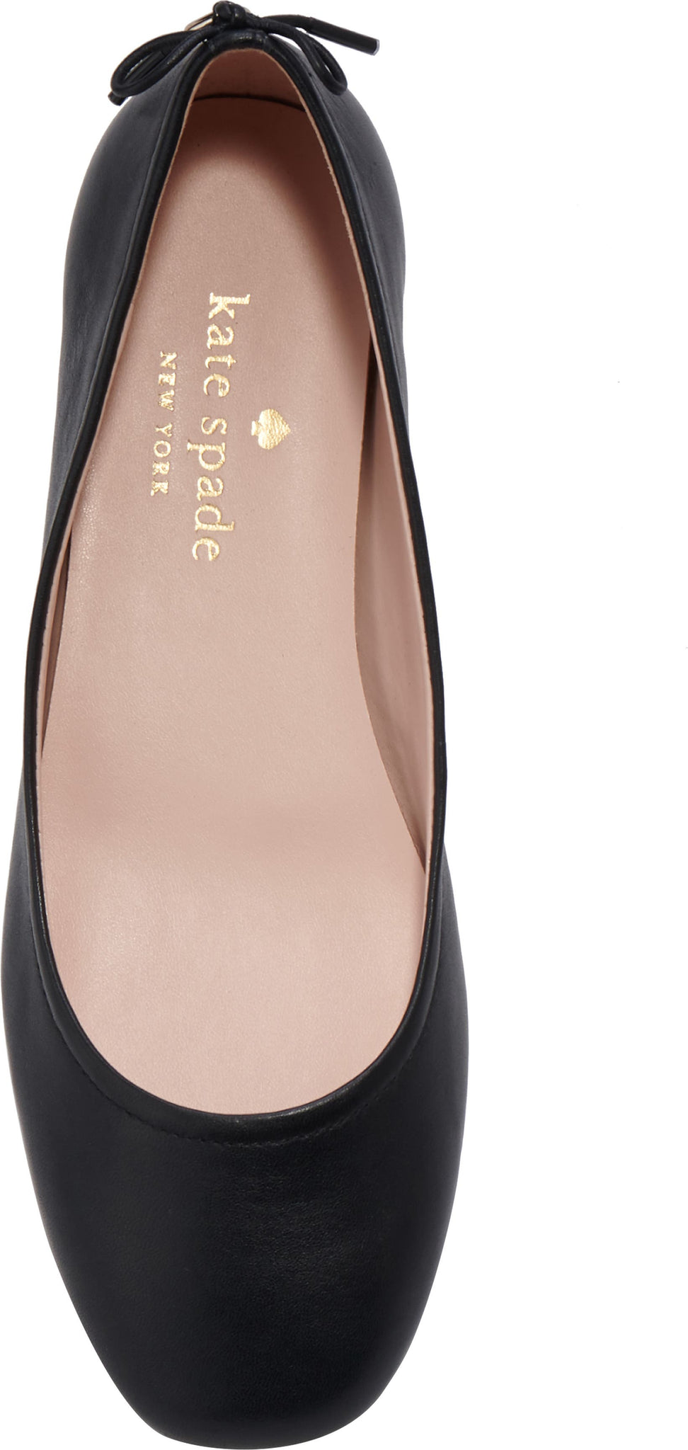 KATE SPADE NEW YORK flora ballet flat, Alternate, color, BLACK