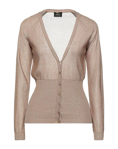 LIU •JO Cardigan Sand 53% Polyester, 47% Viscose