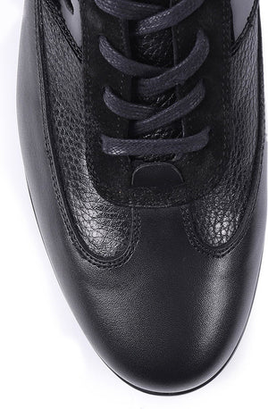 VELLAPAIS Sarasota Suede Sneaker, Alternate, color, BLACK