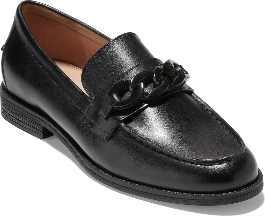 COLE HAAN Stassi Chain Loafer, Main, color, BLACK