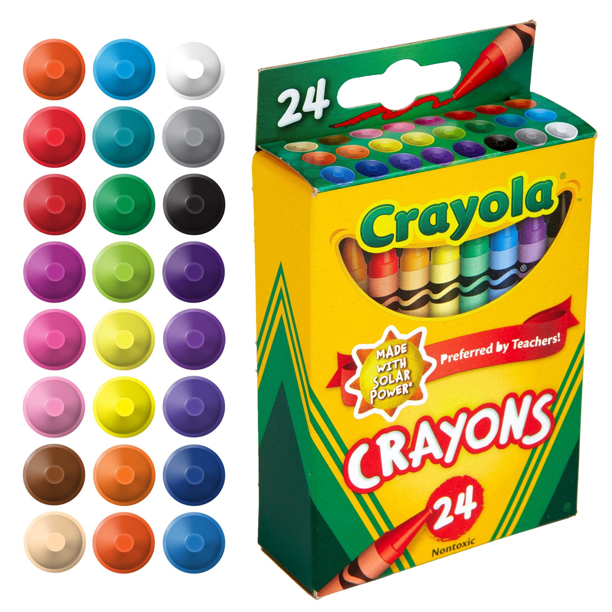 image 6 of Crayola Classic Crayons, Assorted Colors, Back to School, 24 Count