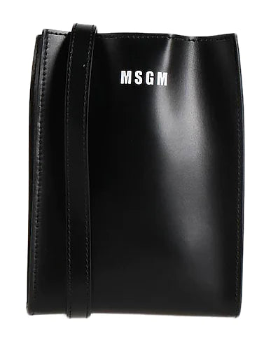 MSGM Cross-body bags Black 100% Bovine leather