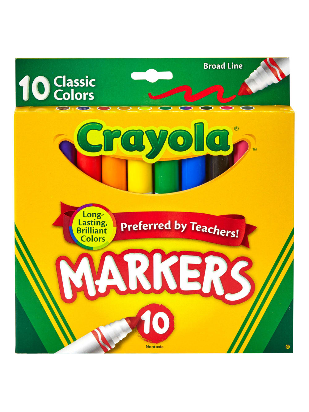 Crayola® Broad Line Markers, Assorted Classic Colors, Box Of 10
				
		        		












	
			
				
				 
					Item # 
					
						
							
							
								764180