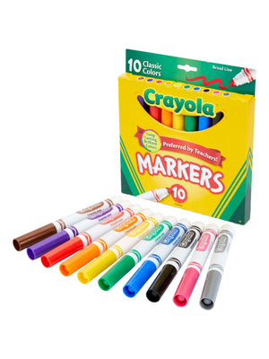 Crayola® Broad Line Markers, Assorted Classic Colors, Box Of 10
				
		        		












	
			
				
				 
					Item # 
					
						
							
							
								764180