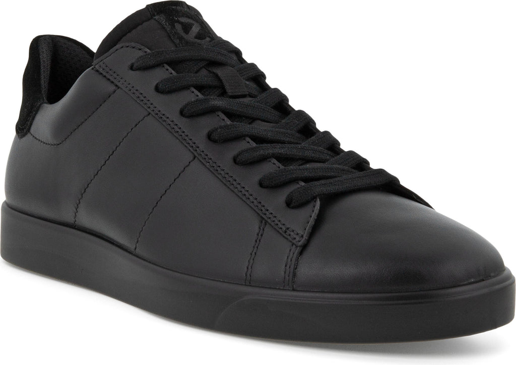 ECCO Street Lite Retro Sneaker, Main, color, Black/ Black