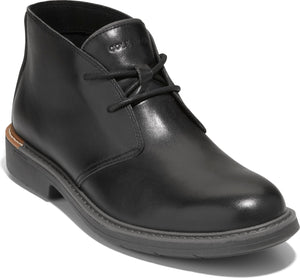 COLE HAAN Go-To Lace Chukka Boot, Main, color, BLACK/ CH DARK PAVEMENT