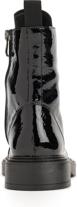 DKNY Iris Combat Boot, Alternate, color, BLACK