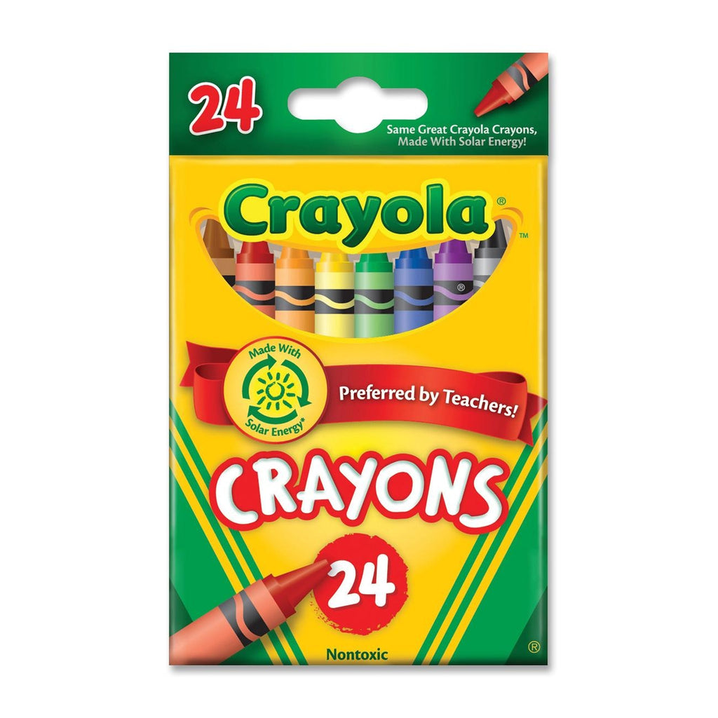 image 0 of Crayola Classic Crayons, Assorted Colors, Back to School, 24 Count