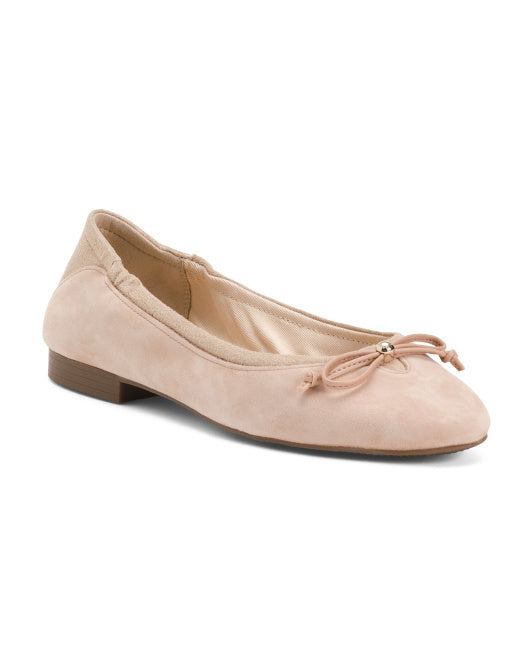 COLE HAAN Suede Keira Ballet Flats – The Frum Shopper