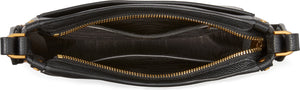 kate spade new york medium roulette pebble leather crossbody bag, Alternate, color, BLACK