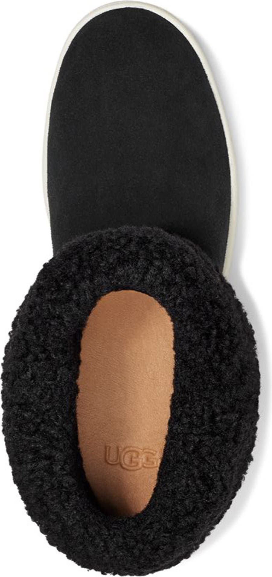 UGG<SUP>®</SUP> UGG Mika Faux Shearling Cuff Boot, Alternate, color, BLACK