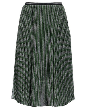 ANONYME DESIGNERS Midi skirt Green 100% Polyester