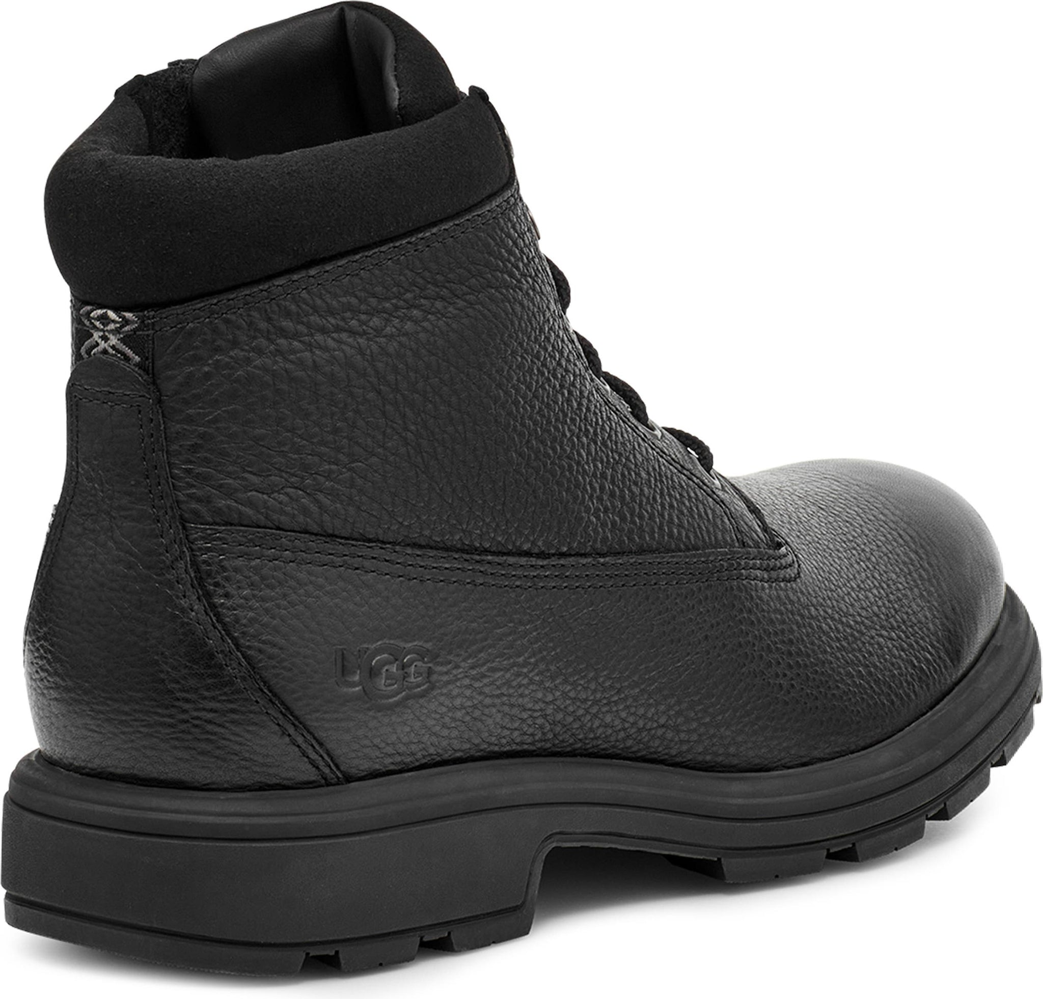UGG<sup>®</sup> Biltmore Mid Plain Toe Waterproof Boot, Alternate, color, BLACK