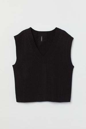 Ribbed Sweater Vest