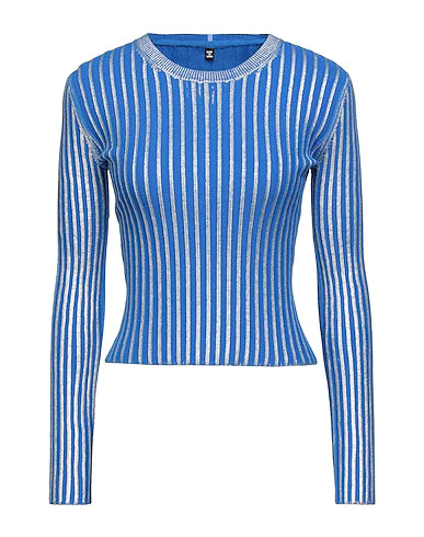 McQ Alexander McQueen Sweater Blue 59% Polyamide, 41% Cotton, Polyester, Polyethylene