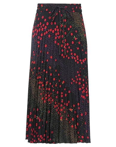 REDValentino Midi skirt Black 100% Polyester