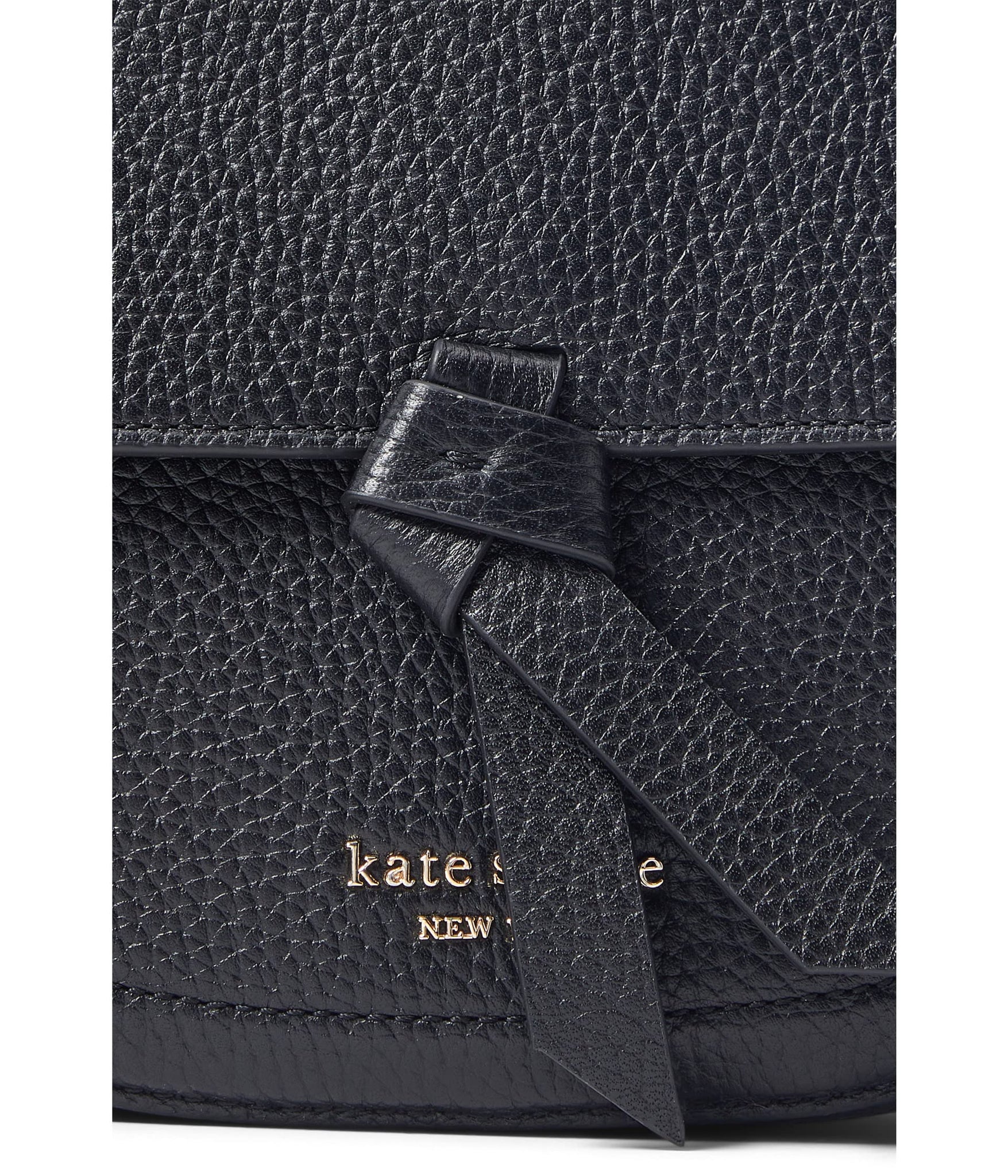 Kate Spade New York Knott Pebbled Leather Medium Saddle Bag