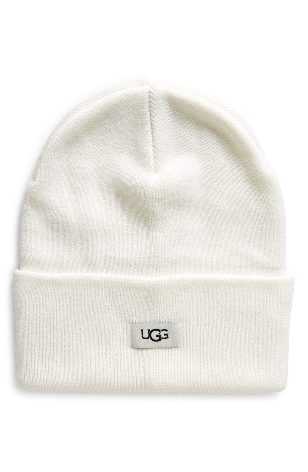 UGG<sup>®</sup> Knit Cuff Beanie Hat, Main, color, IVORY