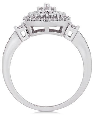 Macy's - Diamond Vintage-Inspired Ring (1/2 ct. t.w.)