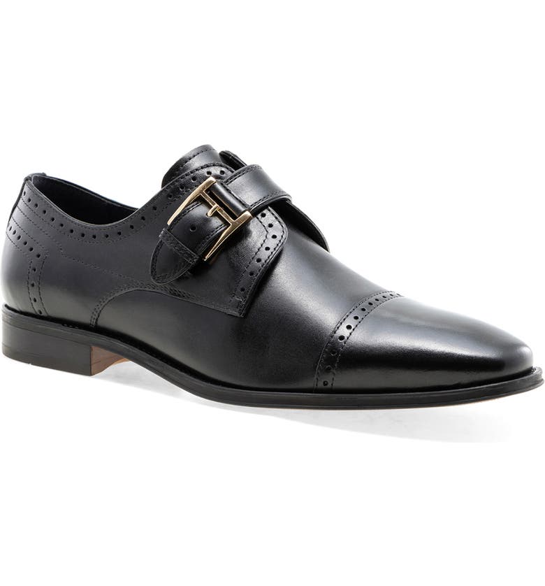 JUMP NEW YORK Mcarthy Monk Strap Leather Shoe (Men)