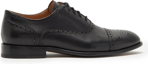 CURATORE Mineo Cap Toe Oxford, Alternate, color, BLACK