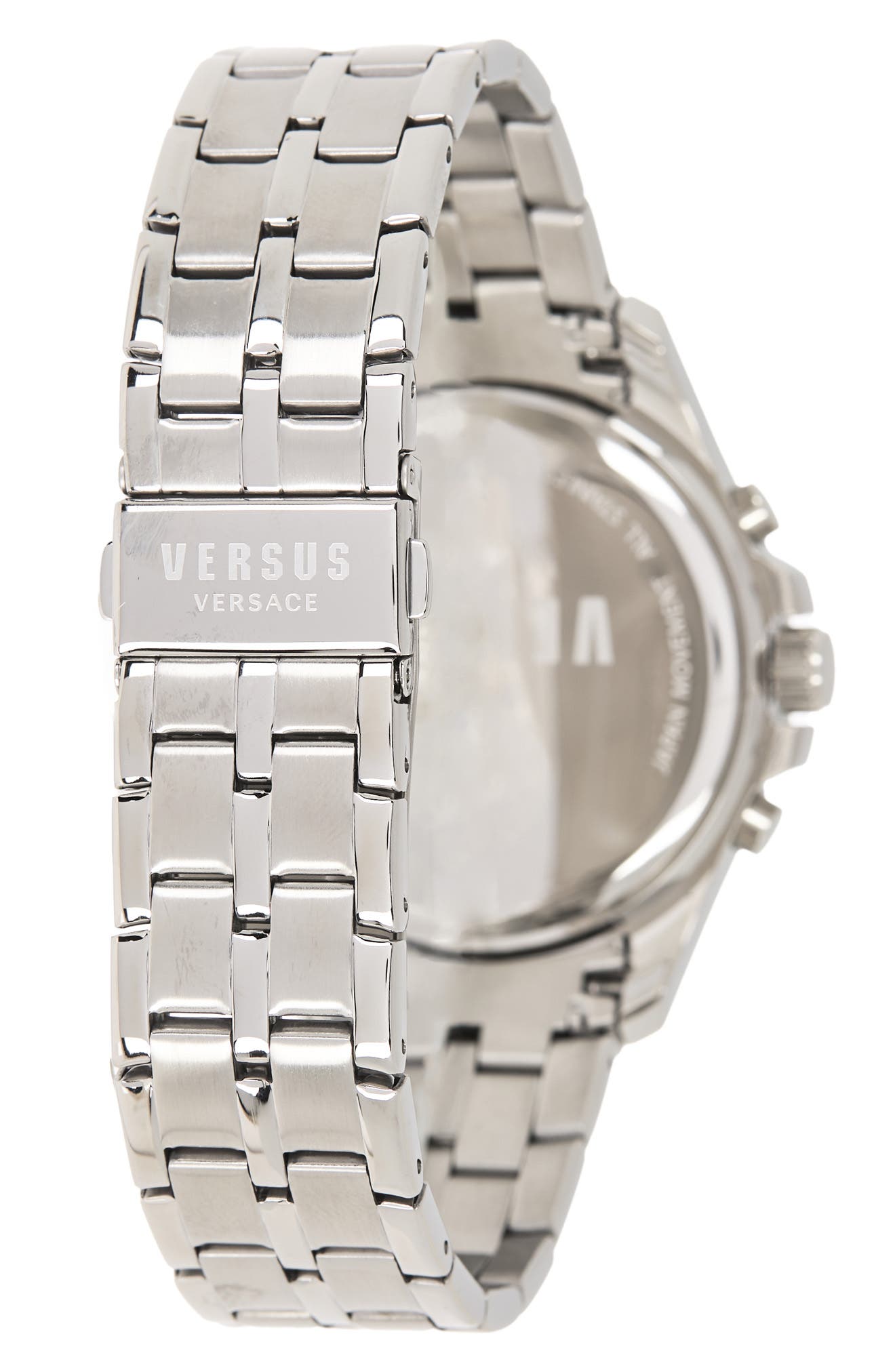 VERSUS Versace Versace Men's Multi-Function Bracelet Watch, 44mm, Alternate, color, STAINLESS STEEL