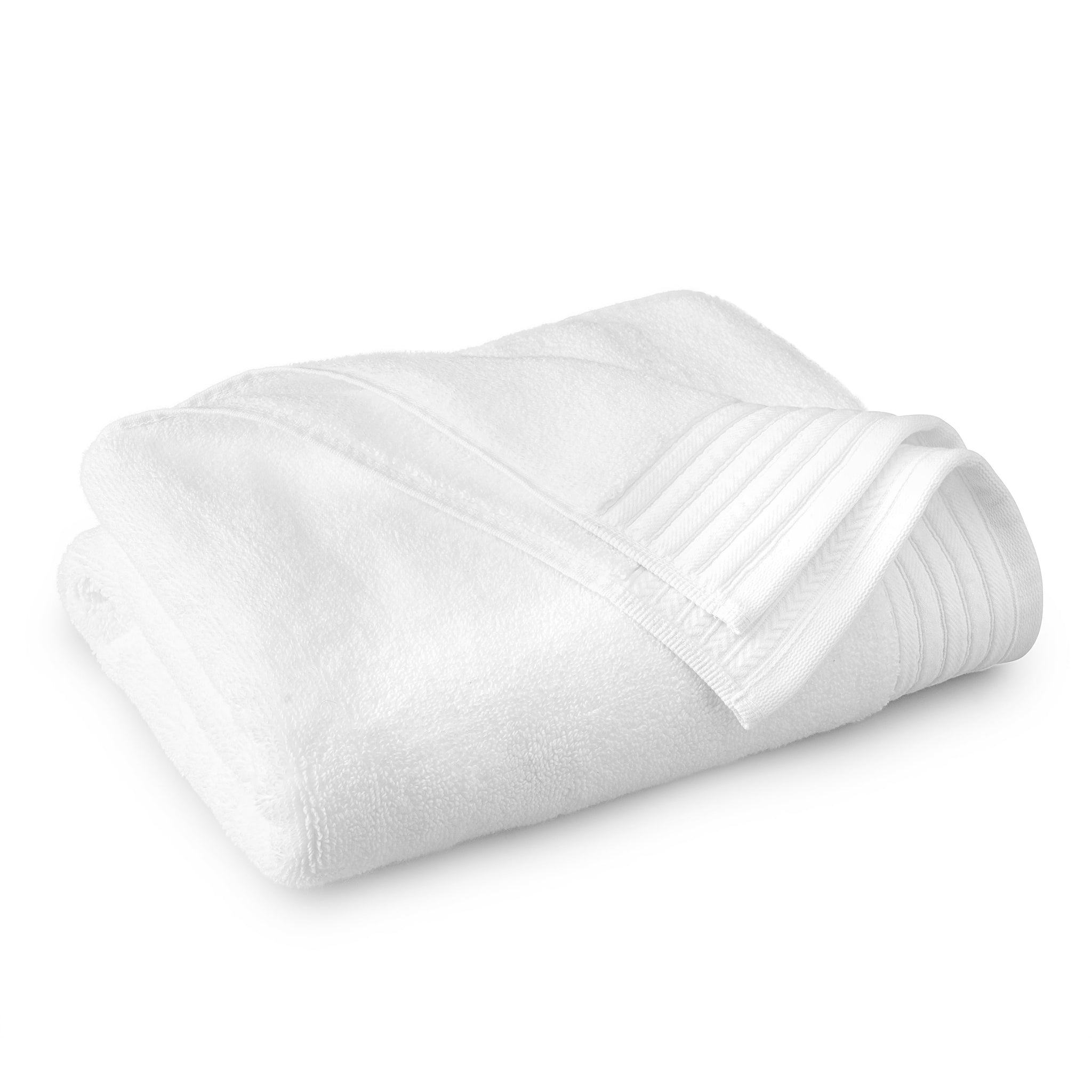 image 1 of Hotel Style Egyptian Cotton Towel 10-Piece Set, White