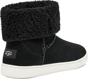 UGG<SUP>®</SUP> UGG Mika Faux Shearling Cuff Boot, Alternate, color, BLACK