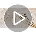 Lullaby 60 Pack Ivory Plastic Plates with Gold Rim, Disposable Elegant Plates Include 30pcs Dinner Plates 10", 30pcs Plastic Dessert Plates 7.5", Perfect for Wedding Party