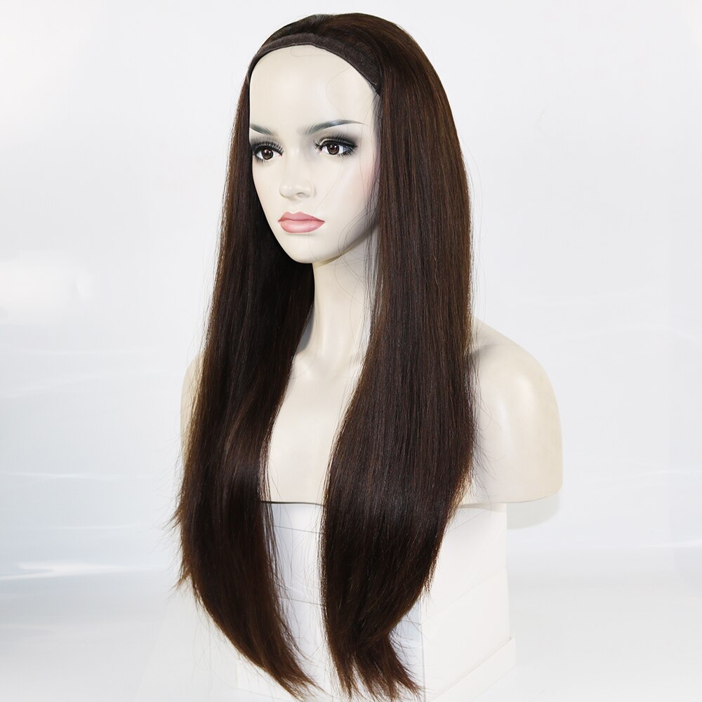Jewish Wig Kosher Wigs Bandfall Wigs and Hatfall Peluca Unprocessed European Virgin Human Hair Natural Color Straight Sheitel