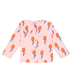 Bobo Choses Floral cotton blouse