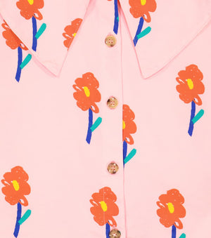 Bobo Choses Floral cotton blouse