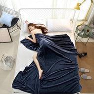 Soft Warm Coral Fleece Blanket Winter Sheet Bedspread Sofa Throw 230Gsm 8 Size Light Thin Mechanical Wash Flannel Blankets