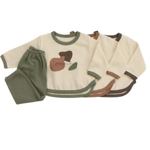 Spring Autumn Korean Style Newborn Baby Boys Girl Clothing Suit Cotton Printed T-shirt+Pants Infant Baby Boys Girl Clothes Set
