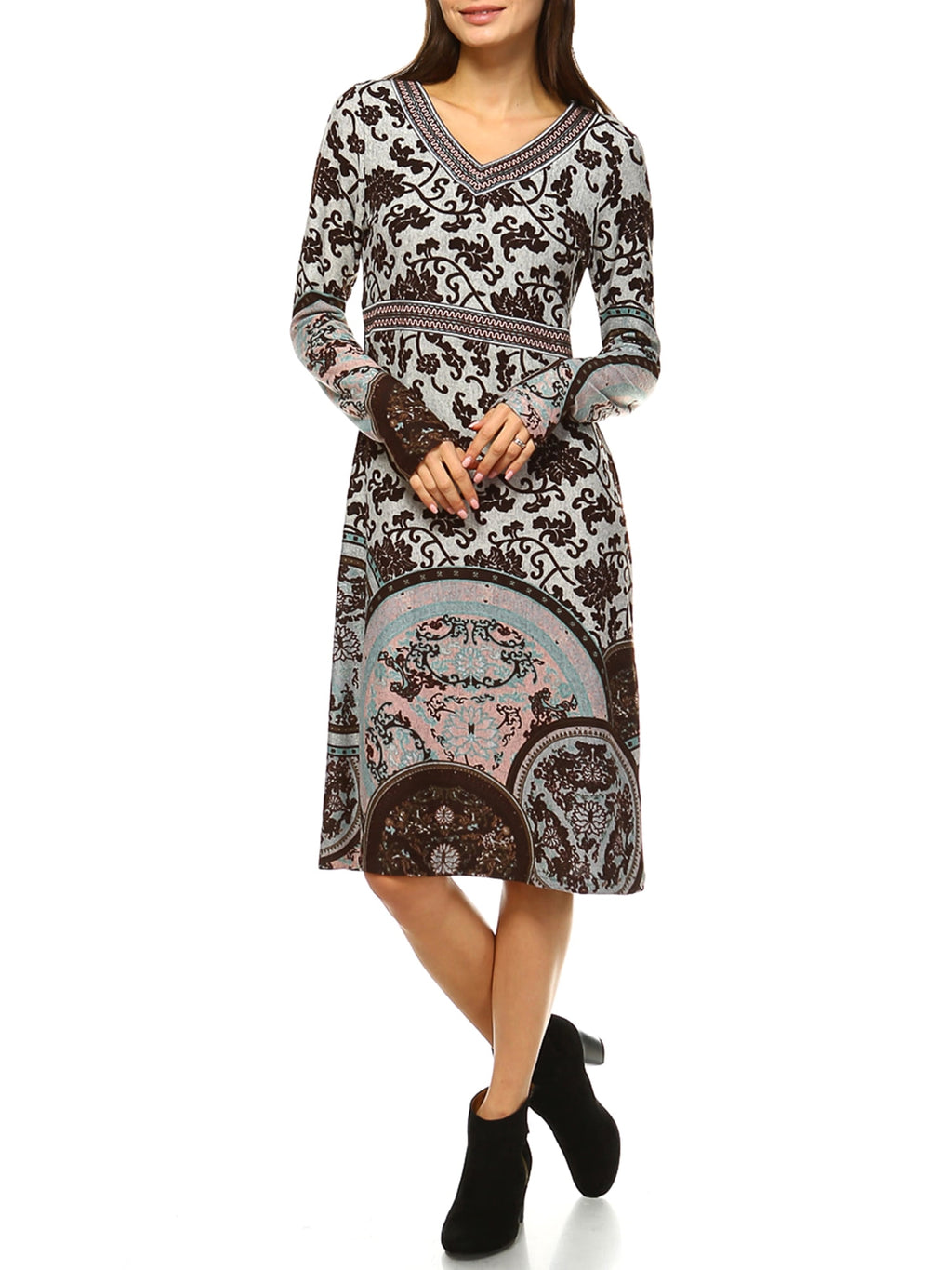 Women's Naarah Embroidered Sweater Dress - image 1 of 4
