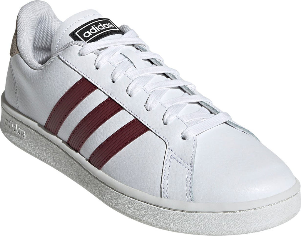 adidas Grand Court Sneaker, Main, color, FTWR WHITE/RED/WHITE