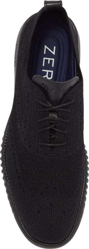 COLE HAAN ZeroGrand StitchLite Oxford Sneaker, Alternate, color, BLACK/ BLA