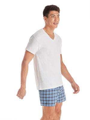 Hanes Men's Super Value Pack White V-Neck Undershirts, 10 Pack - image 7 of 9
