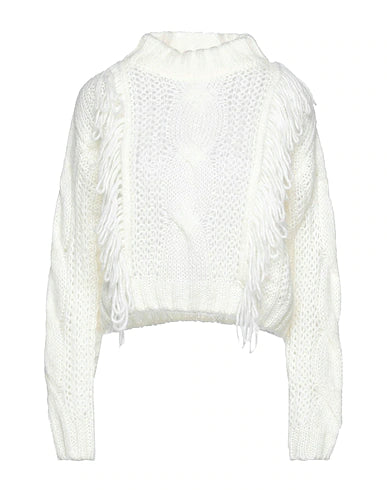 ROŸ ROGER'S Turtleneck Ivory 40% Acrylic, 30% Polyamide, 30% Mohair wool