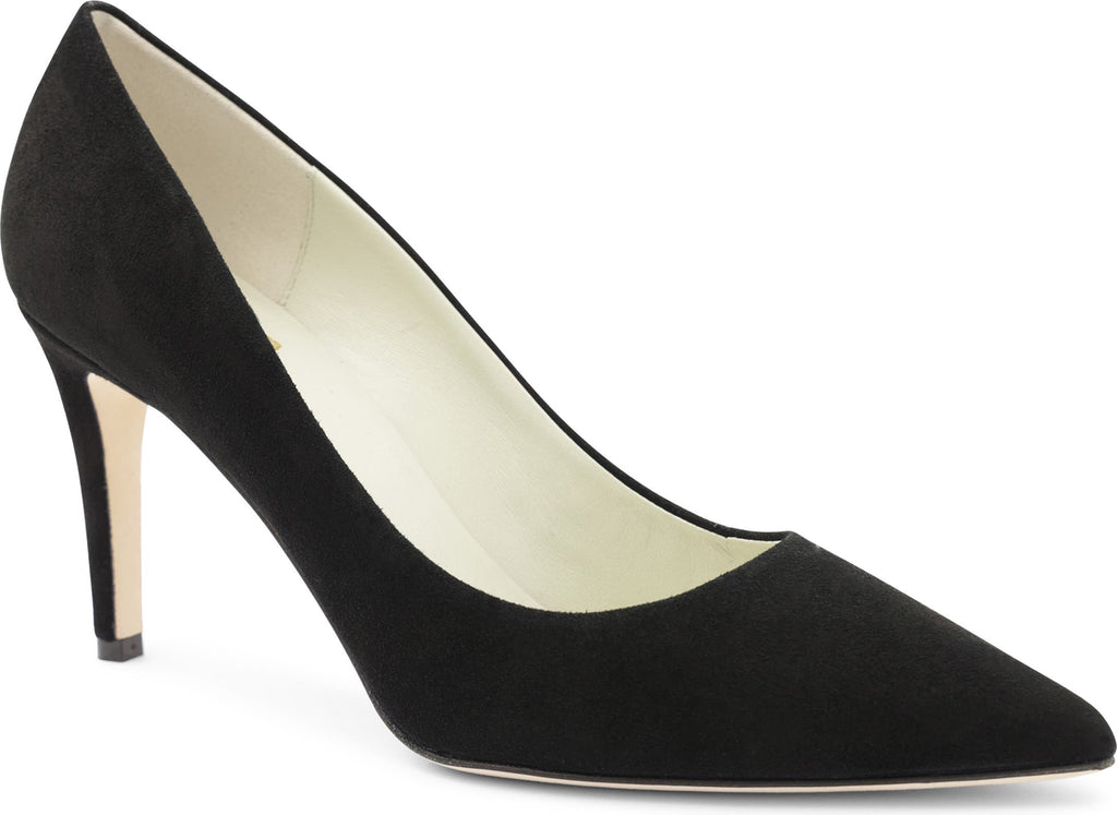 BRUNO MAGLI Telma Pointed Toe Pump, Main, color, BLACK SUEDE