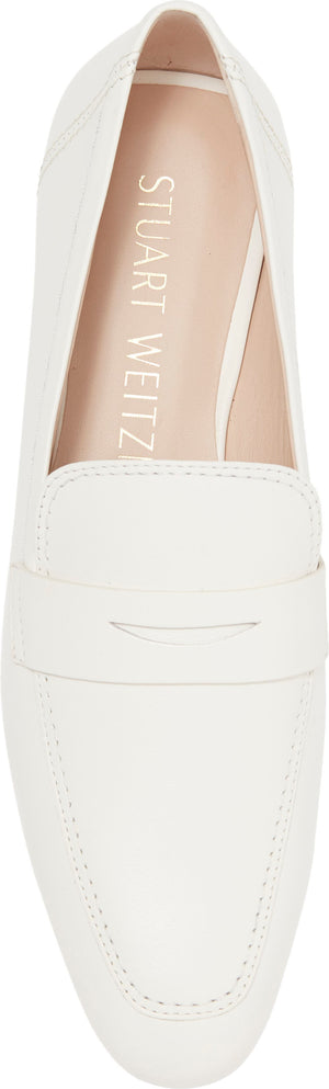 STUART WEITZMAN Jet Penny Loafer, Alternate, color, CREAM.