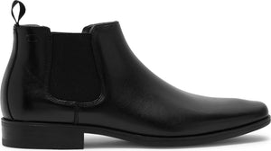 Florsheim Jackson Plain Toe Boot, Alternate, color, BLACK