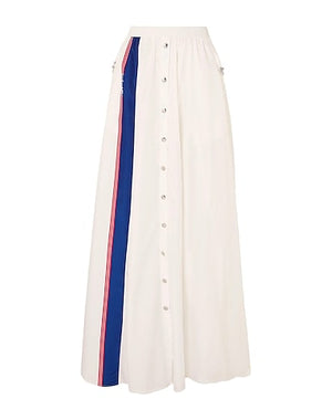 ADAM SELMAN SPORT Maxi Skirts White 100% Polyester