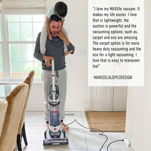 image 10 of Hoover MAXLife PowerDrive Swivel XL Bagless Upright Vacuum Cleaner with HEPA Media Filtration, UH75110