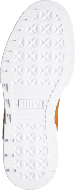 PUMA Mayze Pierced Platform Sneaker, Alternate, color, PUMA WHITE/ ORANGE BRICK